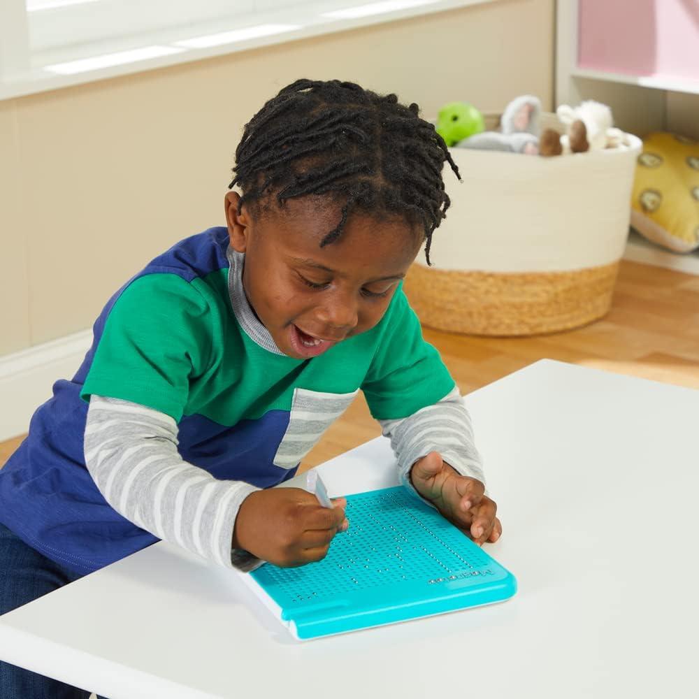 imagePlayskool Magnatab  GlowinTheDark  Learning and Sensory Drawing Tool  for Kids Ages 3 and UpGlow in The Dark