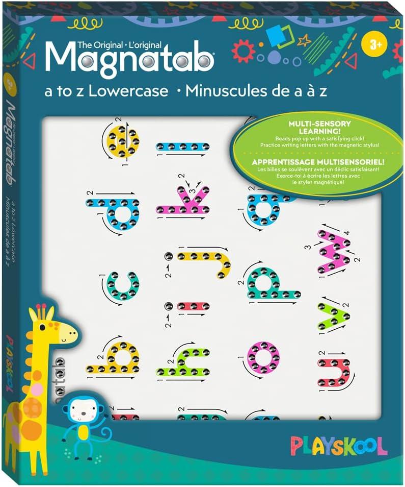 imagePlayskool Magnatab  GlowinTheDark  Learning and Sensory Drawing Tool  for Kids Ages 3 and Upa to z Lowercase