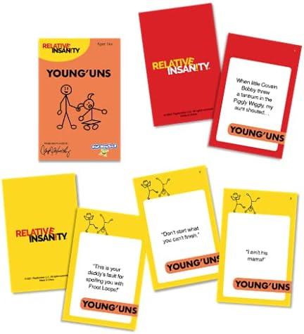 imageRelative Insanity Card Games  Family Games Night Kids Games Laugh Till You Drop Card Games for Adults Travel Games Fun Kid Games Designed by Comedian Jeff Foxworthy MultiPlayer Ages 14Young Uns