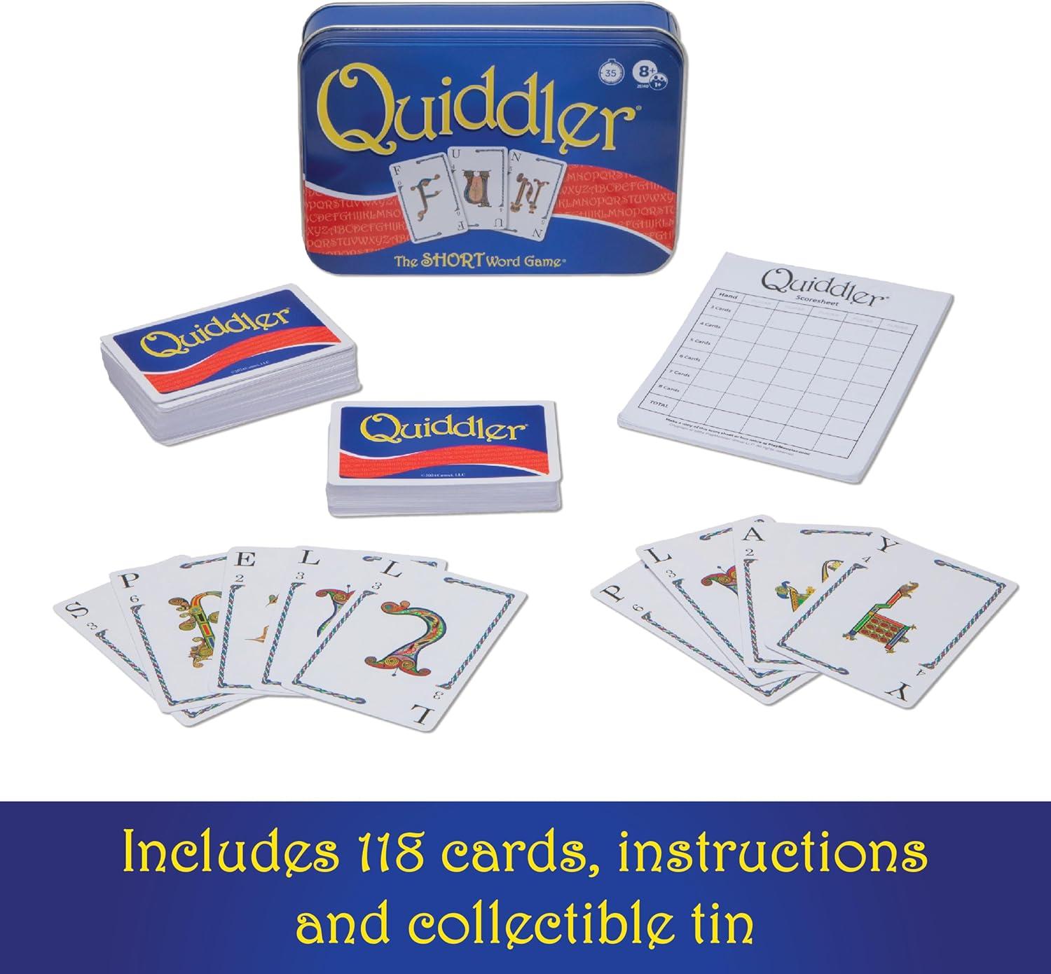 imageSET Card Games for Kids  Collectors Tin Matching Game Learning Games Fun Family Games Game Night Travel Games Memory Game Learning Game MultiPlayer Card Game of Visual Perception Ages 6Quiddler
