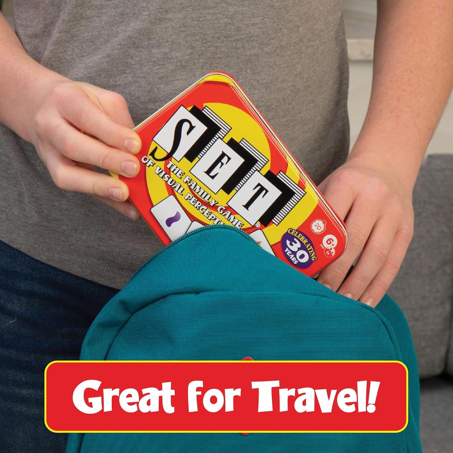 imageSET Card Games for Kids  Collectors Tin Matching Game Learning Games Fun Family Games Game Night Travel Games Memory Game Learning Game MultiPlayer Card Game of Visual Perception Ages 6Set