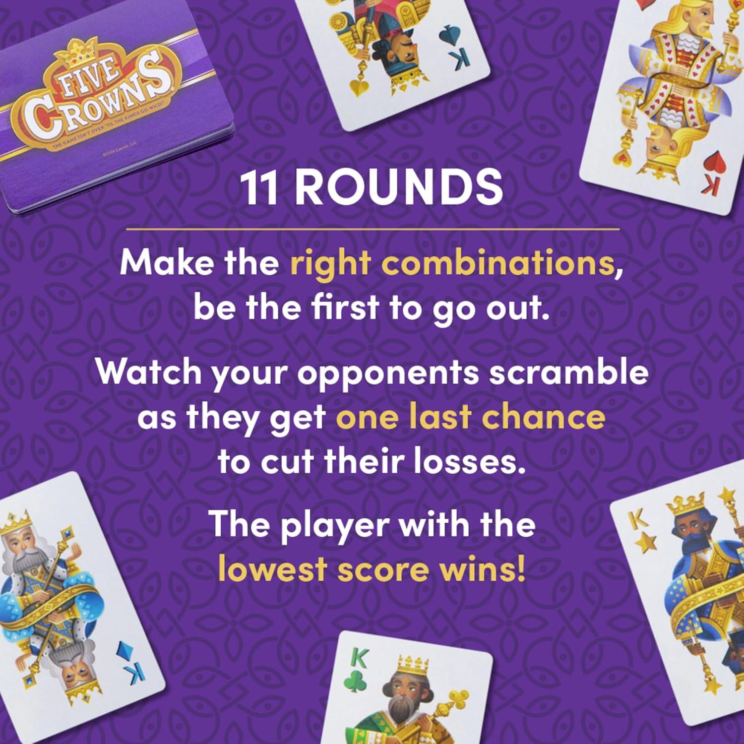 imageSET Card Games for Kids  Collectors Tin Matching Game Learning Games Fun Family Games Game Night Travel Games Memory Game Learning Game MultiPlayer Card Game of Visual Perception Ages 6Five Crowns