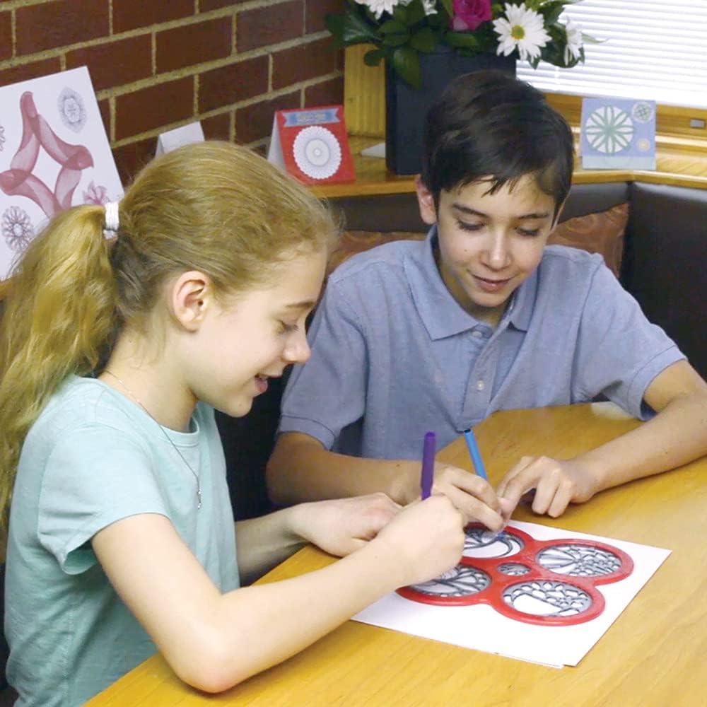 imageSpirograph  Deluxe Set  Spiral Art Drawing Kit  The Classic Way to Make Countless Amazing Designs  For Kids Ages 8Cyclex