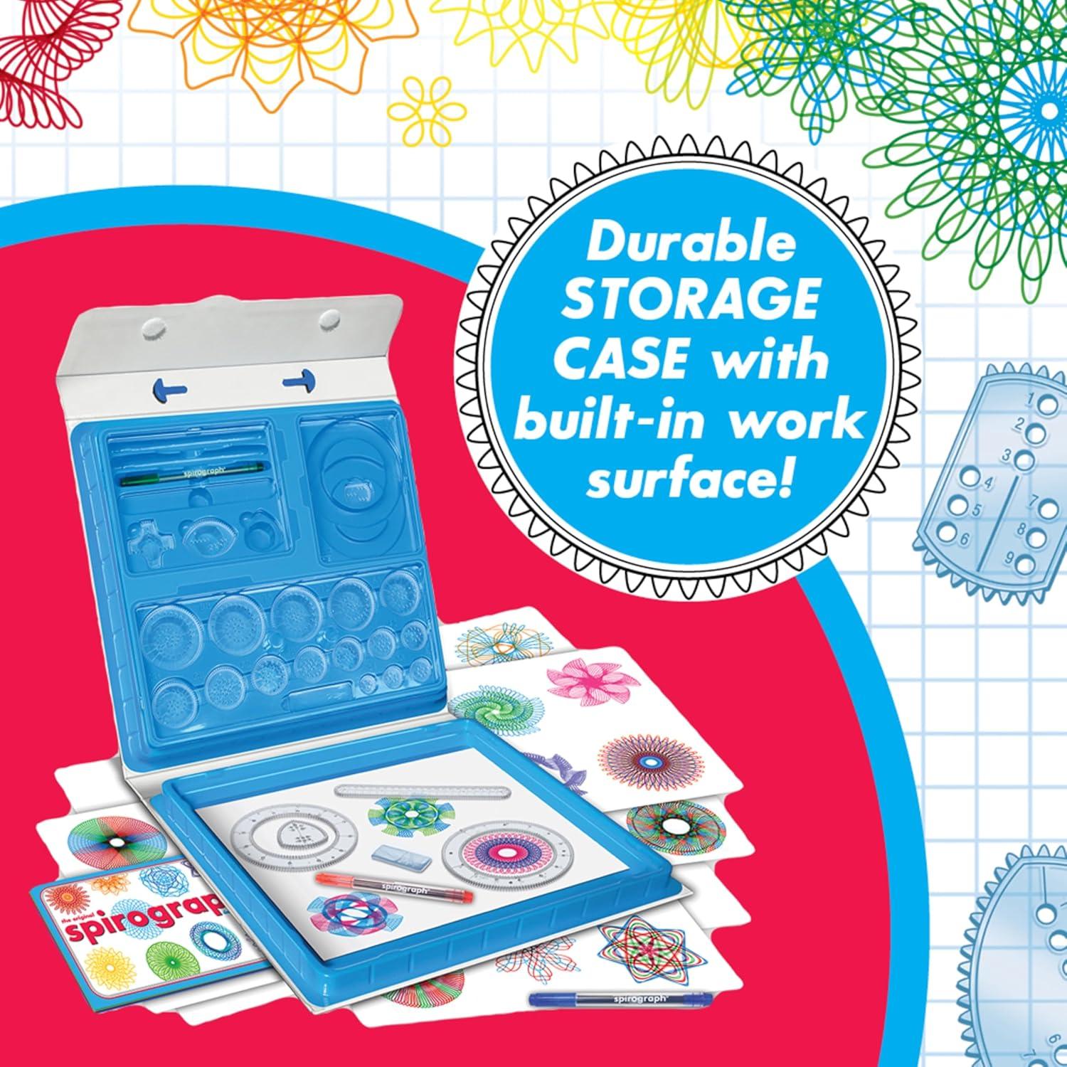 imageSpirograph  Deluxe Set  Spiral Art Drawing Kit  The Classic Way to Make Countless Amazing Designs  For Kids Ages 8Deluxe