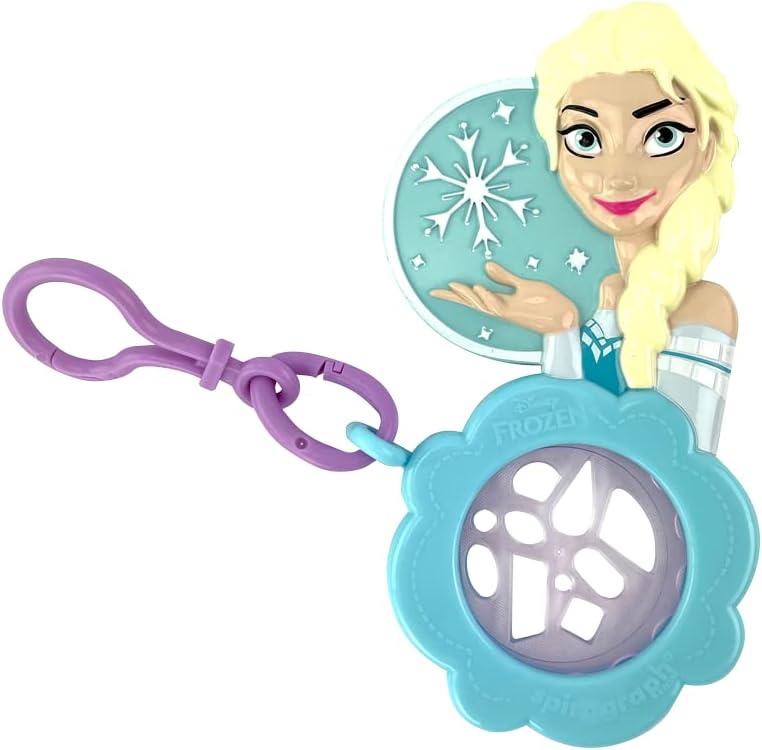 imageSpirograph Cyclex Clip Elsa  Disney  The Easy Way to Make Countless Amazing Designs  Rotating Stencil Wheel  Travel Ages 5Elsa