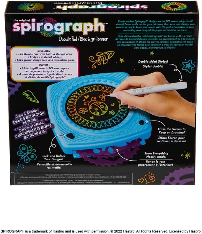 imageSpirograph Mandala Maker  The Easy Way to Make Countless Amazing Mandala Designs  Design Mandala Art  Ages 8Doodle Pad