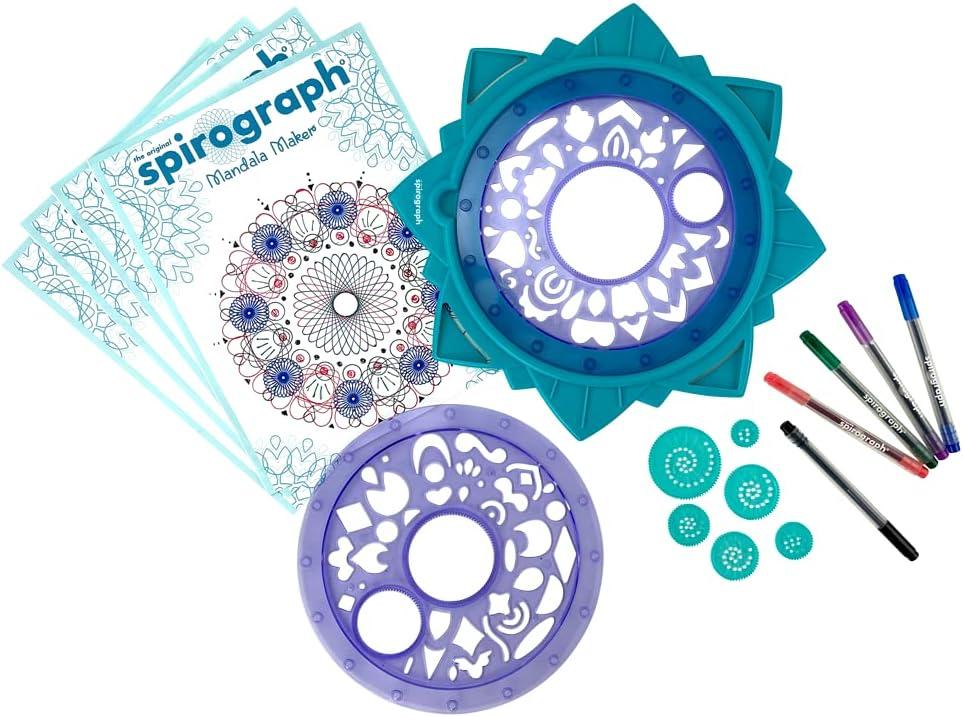 imageSpirograph Mandala Maker  The Easy Way to Make Countless Amazing Mandala Designs  Design Mandala Art  Ages 8Mandala Maker