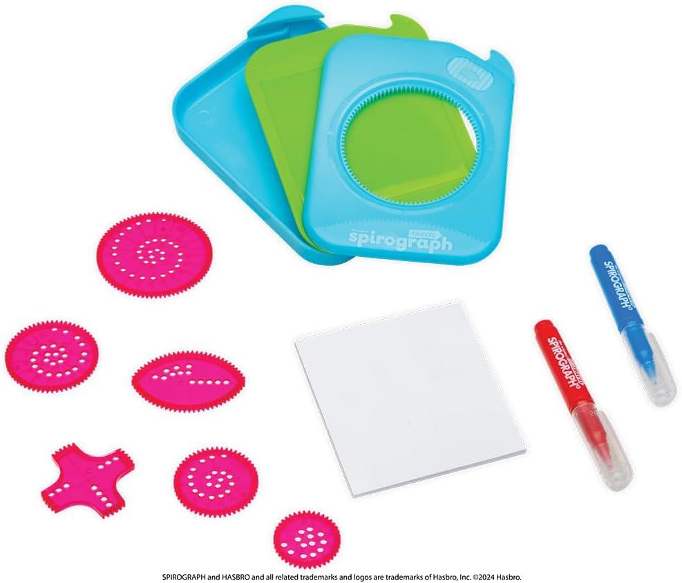 imageSpirograph Travel  Arts and Crafts Travel Toys Kids Toys Art Craft Supplies Drawing Kit Toddler Activities Unleash Your Child Inner Artist Ages 5