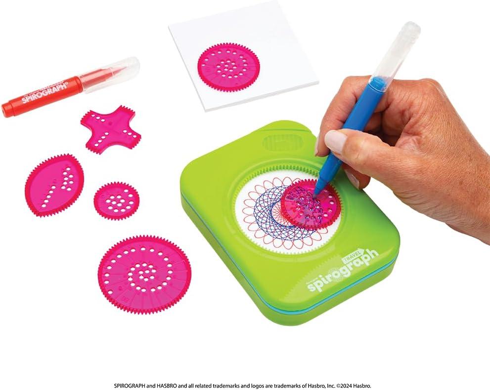 imageSpirograph Travel  Arts and Crafts Travel Toys Kids Toys Art Craft Supplies Drawing Kit Toddler Activities Unleash Your Child Inner Artist Ages 5