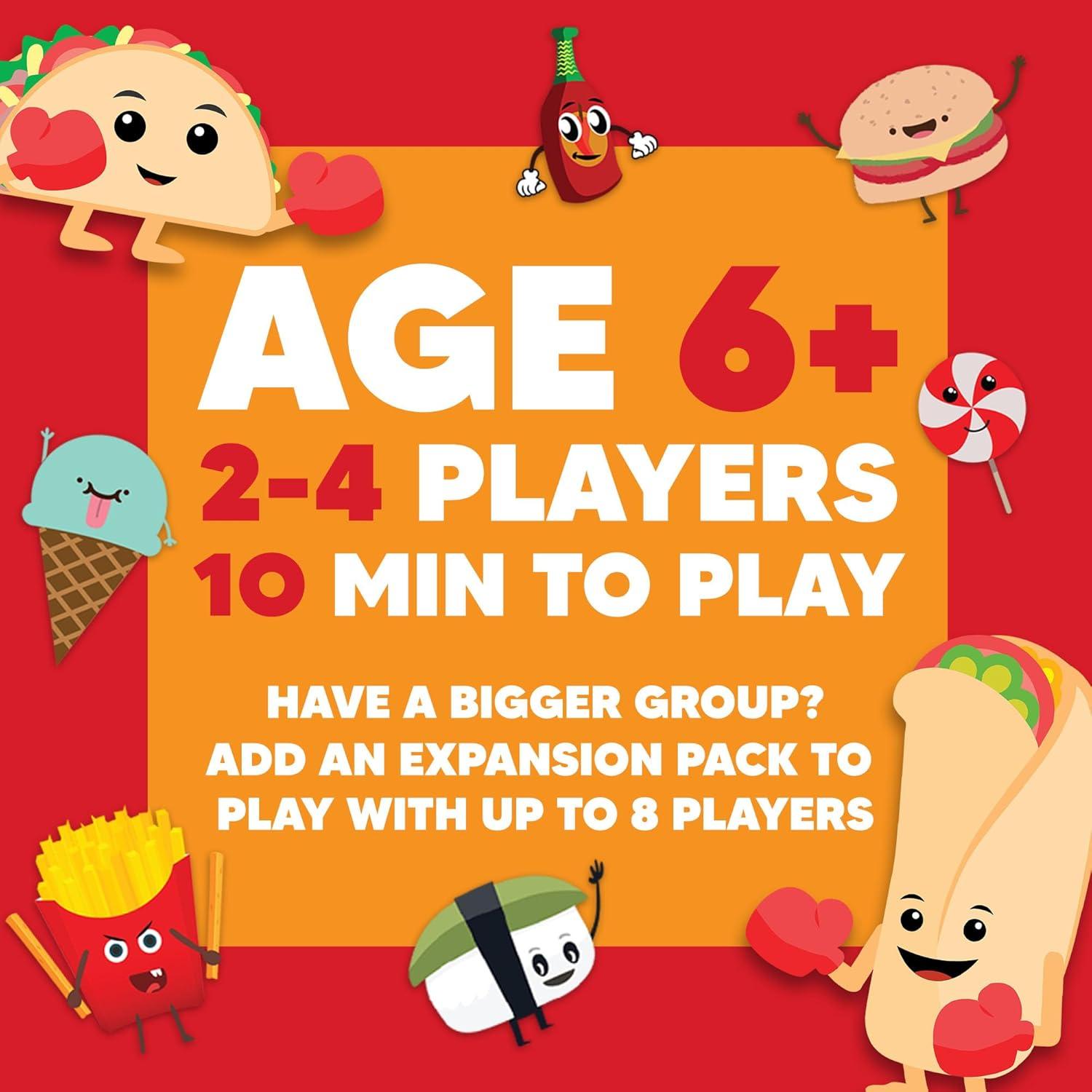 imageTaco vs Burrito  The Wildly Popular Surprisingly Strategic Card Game Created by a 7 Year Old  5 Ways to Play  a FamilyFriendly Party Game for Kids Teens ampamp AdultsOriginal Edition
