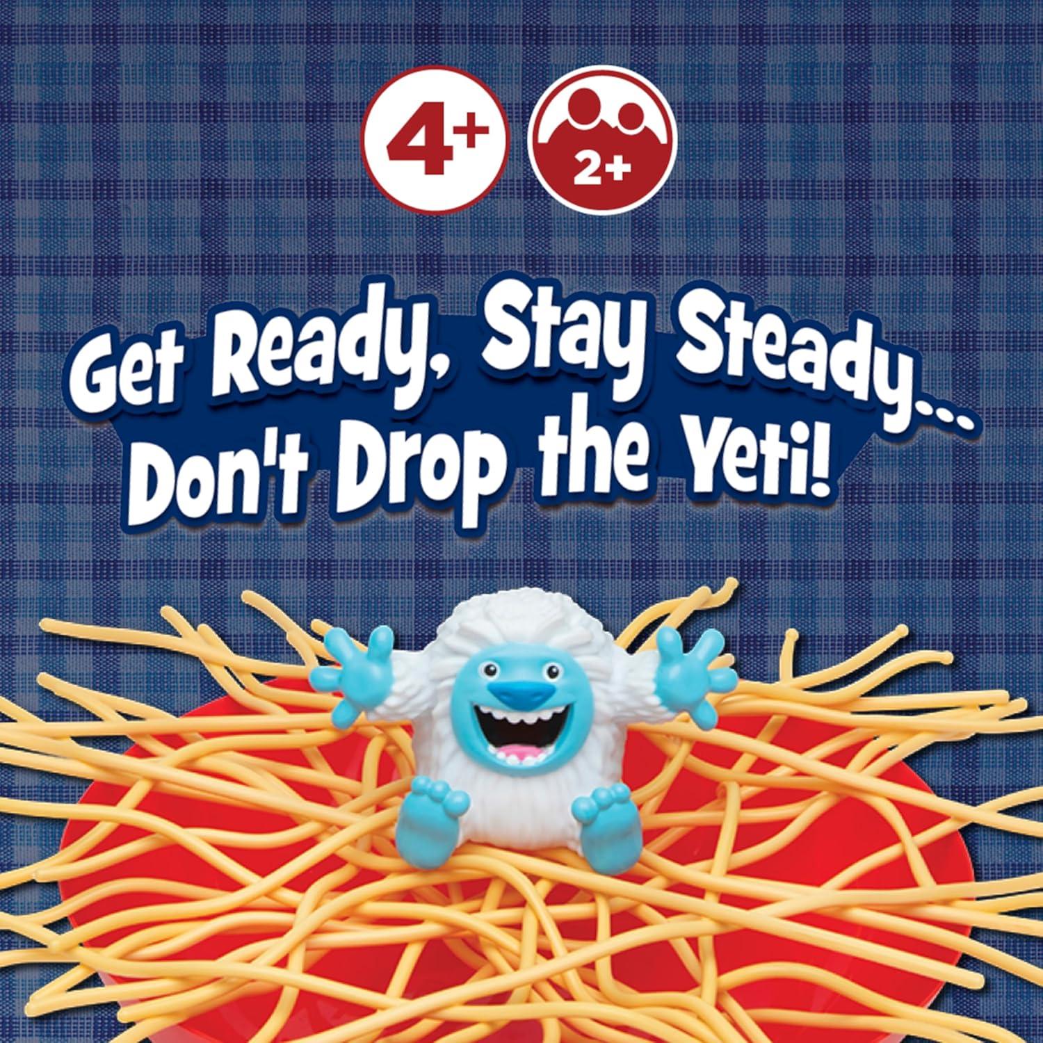 imageYeti in My Spaghetti Board Game  Kids Games Family Game MultiPlayer Board Games for Family Night Preschool Toys HandEyeCoordination Game Dont Drop Yeti Ages 4