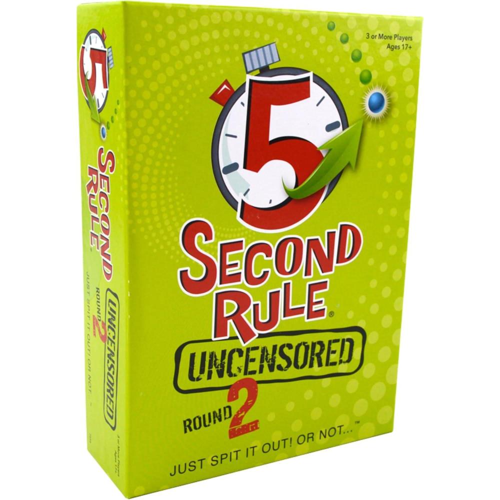 image5 Second Rule Game  Simple Questions Card Game for Family Fun Party Kids Travel Game Night ampamp Sleepovers  Think Fast and Shout Out Answers  For Ages 10Uncensored