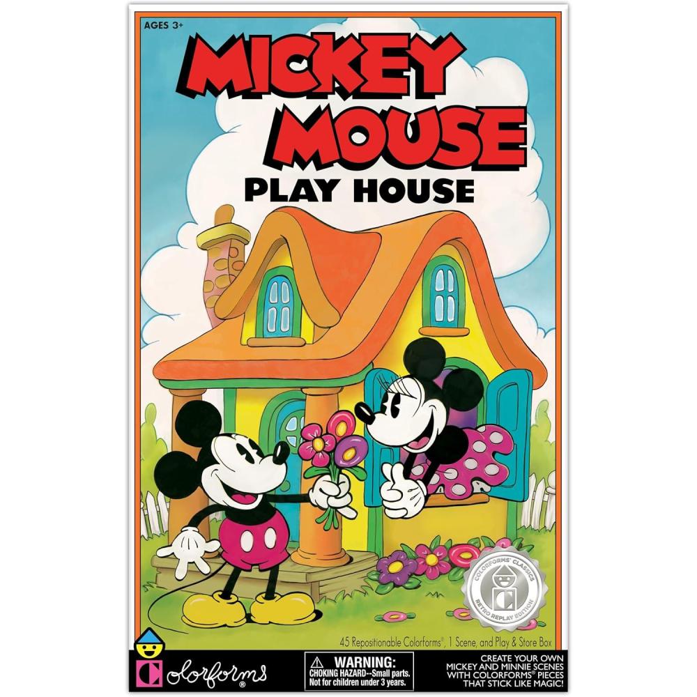 imageColorforms Bluey Set  Repositionable Pieces Stick Like Magic  Scenes and Pieces from The Show Bluey for Storytelling Imaginative Play  Ages 3Mickey Mouse