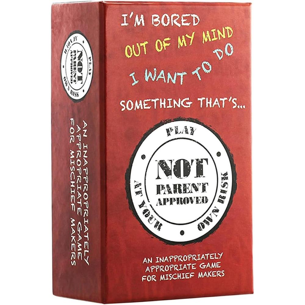 imageNot Parent Approved  The Hilarious Family Game Night Card Game for Kids Teens ampamp Tweens The Perfect Funny Christmas ampamp Birthday Gift for Boys ampamp GirlsA Original Game