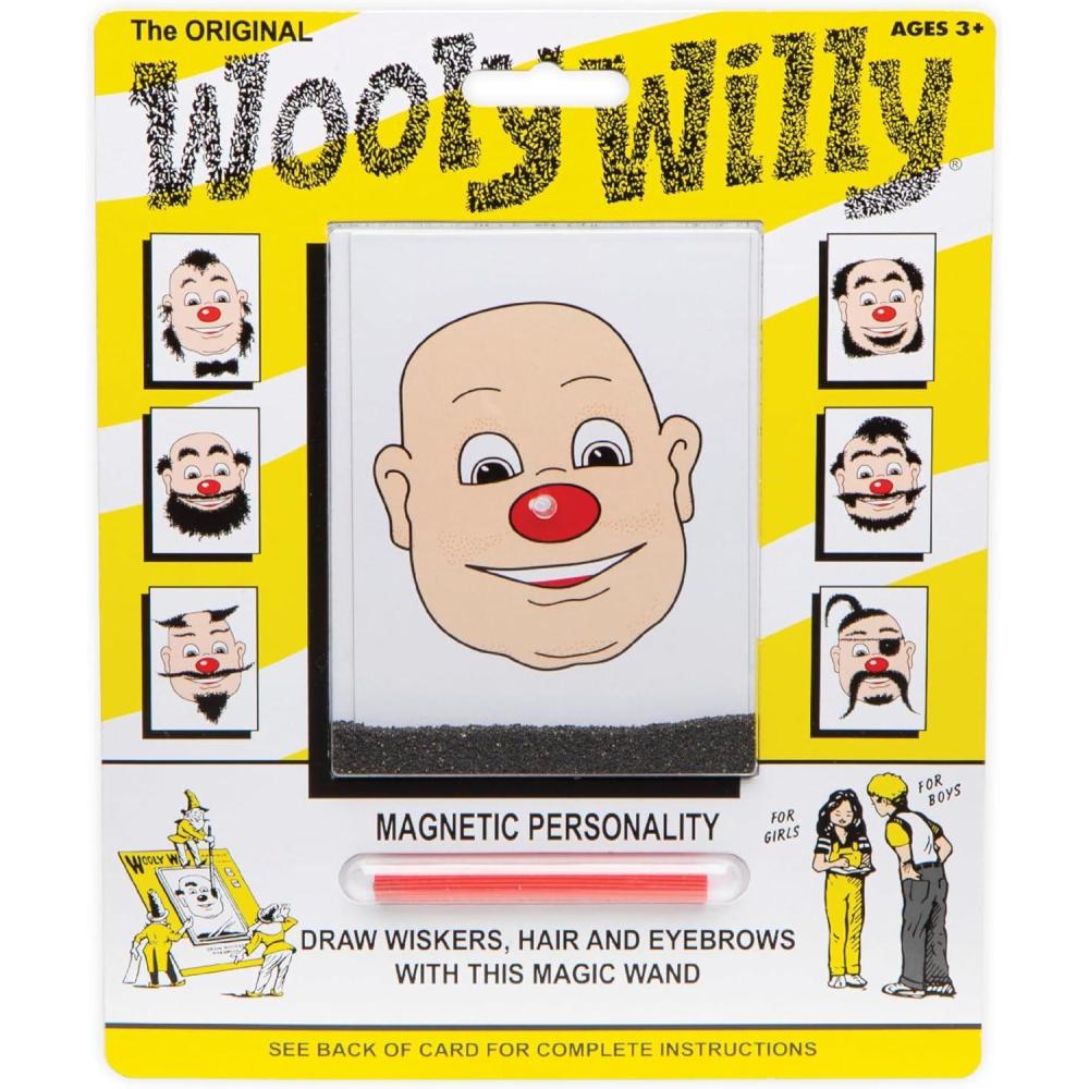 imageOriginal Wooly Willy Magnetic Personalities  Drawing Kit Arts and Crafts Fidget Toys for Kids Draw on Woolys Face Portable Easy to Use Zero Mess Drawing ScreenFree Toys Ages 3