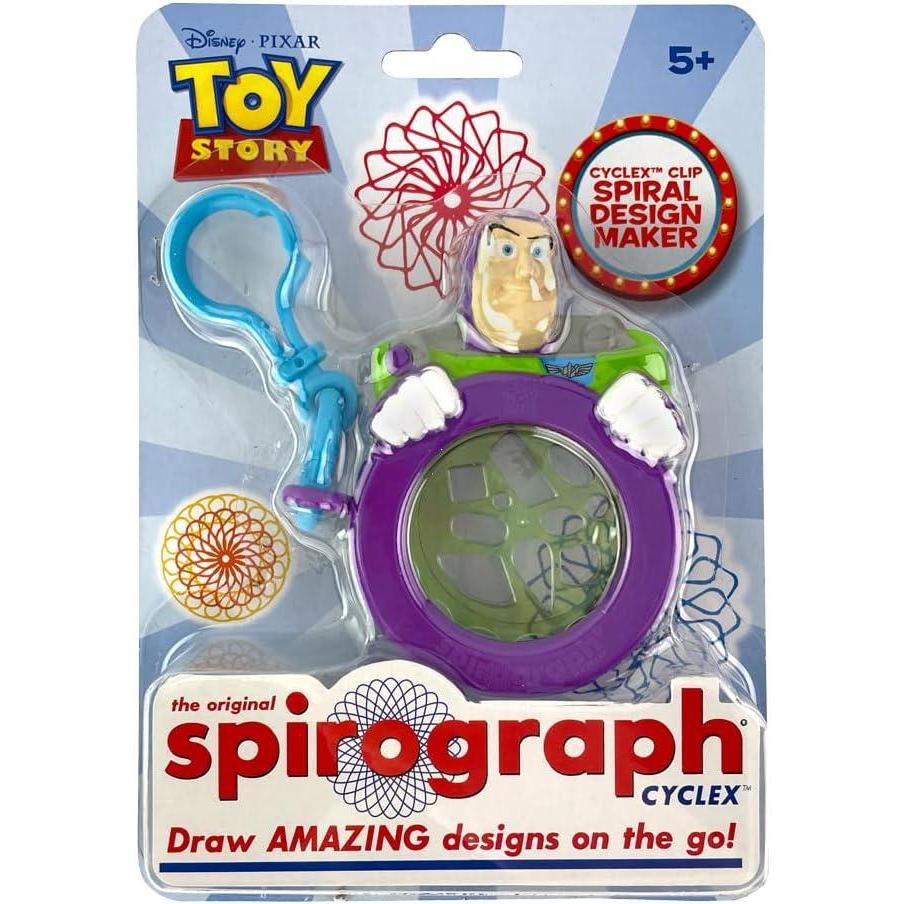 imageSpirograph Cyclex Clip Elsa  Disney  The Easy Way to Make Countless Amazing Designs  Rotating Stencil Wheel  Travel Ages 5Buzz Lightyear
