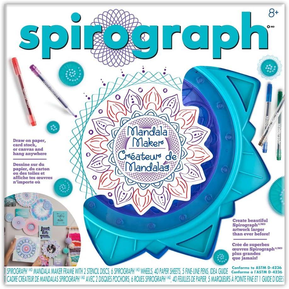 imageSpirograph Mandala Maker  The Easy Way to Make Countless Amazing Mandala Designs  Design Mandala Art  Ages 8Mandala Maker