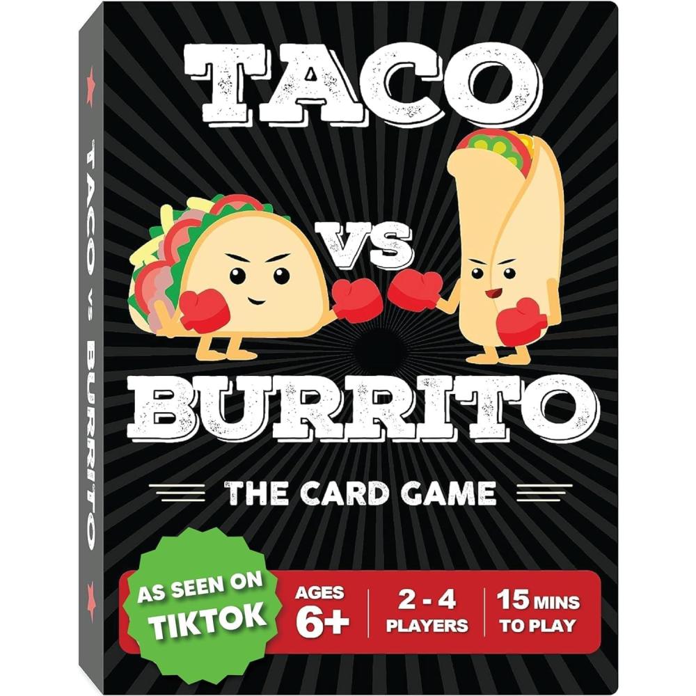 imageTaco vs Burrito  The Wildly Popular Surprisingly Strategic Card Game Created by a 7 Year Old  5 Ways to Play  a FamilyFriendly Party Game for Kids Teens ampamp AdultsOriginal Edition