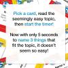 image5 Second Rule Game  Simple Questions Card Game for Family Fun Party Kids Travel Game Night ampamp Sleepovers  Think Fast and Shout Out Answers  For Ages 105 Second Rule