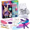 imageCrafttastic  Make a Fox Friend Craft Kit  Learn to Make 1 EasytoSew Stuffie with Clothes ampamp AccessoriesMake a Bunny Friend Craft Kit
