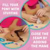 imageCrafttastic  Make a Fox Friend Craft Kit  Learn to Make 1 EasytoSew Stuffie with Clothes ampamp AccessoriesPony