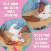 imageCrafttastic  Make a Fox Friend Craft Kit  Learn to Make 1 EasytoSew Stuffie with Clothes ampamp AccessoriesUnicorn