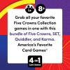 imageFive Crowns Giant Card Games  Jumbo Playing Cards Card Game for Kids and Adults Family Game Night 5 Suited Rummy Style Card Game Ages 84 Pack Bundle
