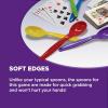 imageGiant Spoons Card Games for Kids  Spoons Game Deck of Cards Fun Family Games for Kids and Adults Playing Cards Game Night Travel Games 36 MultiPlayer Card Game Games for Adults Ages 7Spoons in Case