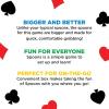 imageGiant Spoons Card Games for Kids  Spoons Game Deck of Cards Fun Family Games for Kids and Adults Playing Cards Game Night Travel Games 36 MultiPlayer Card Game Games for Adults Ages 7Giant Spoons