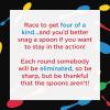 imageGiant Spoons Card Games for Kids  Spoons Game Deck of Cards Fun Family Games for Kids and Adults Playing Cards Game Night Travel Games 36 MultiPlayer Card Game Games for Adults Ages 7Giant Spoons