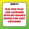 imageKoosh Flix Stix  Kids Outdoor Toys Beach Toys Plays Like Lacrosse Kids Games Outdoor Games for Adults and Family Ball Included Outdoor Play Toys ScreenFree Ages 6Neon