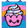 imageLatchKits Latch Hook Kits for Kids  Kids Crafts Arts and Crafts Yarn Art Wall Hanging ampamp MiniRugs Craft Supplies PreCut Yarn Easy Pattern Hook Included Arts ampamp Craft Ages 6 UnicornCupcake