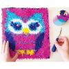 imageLatchKits Latch Hook Kits for Kids  Kids Crafts Arts and Crafts Yarn Art Wall Hanging ampamp MiniRugs Craft Supplies PreCut Yarn Easy Pattern Hook Included Arts ampamp Craft Ages 6 UnicornOwl