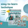 imageLatchKits Latch Hook Kits for Kids  Kids Crafts Arts and Crafts Yarn Art Wall Hanging ampamp MiniRugs Craft Supplies PreCut Yarn Easy Pattern Hook Included Arts ampamp Craft Ages 6 UnicornDragon