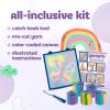 imageLatchKits Latch Hook Kits for Kids  Kids Crafts Arts and Crafts Yarn Art Wall Hanging ampamp MiniRugs Craft Supplies PreCut Yarn Easy Pattern Hook Included Arts ampamp Craft Ages 6 UnicornButterfly