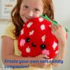 imageLatchkits Strawberry Pillow  Latch Hook Kits for Kids Arts and Crafts Yarn Art Kids Crafts Toys for Girls Birthday Gift for Girls Easy to Follow Pattern Hook Included Craft Kits Ages 6Strawberry Pillow