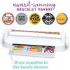 imageLoopdedoo Colorspin Electric Friendship Bracelet Maker Kit  Make Bracelets in Minutes for Birthdays and Friendship Gifts  Make 15 Bracelets Design Markers Included Ages 6Deluxe