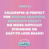 imageLoopdedoo Colorspin Electric Friendship Bracelet Maker Kit  Make Bracelets in Minutes for Birthdays and Friendship Gifts  Make 15 Bracelets Design Markers Included Ages 6Colorspin