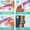 imageLoopdedoo Colorspin Electric Friendship Bracelet Maker Kit  Make Bracelets in Minutes for Birthdays and Friendship Gifts  Make 15 Bracelets Design Markers Included Ages 6Colorspin