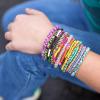 imageLoopdedoo Colorspin Electric Friendship Bracelet Maker Kit  Make Bracelets in Minutes for Birthdays and Friendship Gifts  Make 15 Bracelets Design Markers Included Ages 6Spin