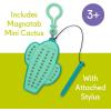 imageMagnatab Minis  Sensory Toys Magnetic Drawing Tool Toddler Writing Practice Sensory Play Fidget Toys Stylus Included TravelFriendly Ages 3  CactusCactus