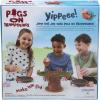 imagePlayMonster Dont Flush The Fish Game  HandEye Coordination Strategy Board Games for Family Game Night for Kids and Adults Easy Assembly Multiplayer Ages 4Pigs on Trampolines