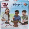 imagePlayMonster Dont Flush The Fish Game  HandEye Coordination Strategy Board Games for Family Game Night for Kids and Adults Easy Assembly Multiplayer Ages 4Pigs on Trampolines