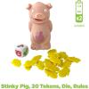 imagePlayMonster Laughing Stitch Dice Games  Family Games Kids Games Travel Games Dice Set Disney Stitch Toys Make Sure to Pass Stitch Fast Family Games for Kids and Adults MultiPlayer Ages 6Stinky Pig