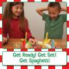 imagePlayMonster Ready Set Spaghetti Board Game  Kids Games Family Game MultiPlayer Board Games for Family Night Preschool Toys HandEyeCoordination Game Ages 6Ready Set Spaghetti