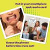 imagePlayMonster Swallow Your Words Card Games  Board Game for Family Game Night Sip It Say It Dont Spray It Multiplayer Game Guess The Phrase Before The Timer Runs Out Ages 8Mouth Off