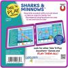 imagePlayMonster Take N Play Anywhere  Checkers  Magnetic Travel Game  Fun on The Go  for Ages 4Sharks N Minnows