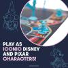 imagePlayMonster The Magical World of Disney Trivia Games  Board Games for Family Night Family Games MultiPlayer Board Game Family Board Game Travel Games Disney Game Ages 6Blue