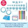 imageSpirograph Design Set Collectors Tin  Arts and Crafts Kids Toys Art Supplies Craft Supplies Drawing Kit Spiral Art Classic Gear Design Kit Pens Design Sheet Included Ages 8 and UpSpiro Markers