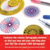 imageSpirograph DieCast Collectors Set  Special Edition Arts and Crafts Kids Toys Art Supplies Craft Supplies Drawing Kit Spiral Art Metal Gear Design Kit Pens Design Sheet Included Ages 8